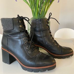 Naturalizer black waterproof boots